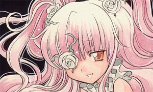 Rating: Safe Score: 0 Tags: 1girl bangs eyepatch flower frills hair_flower hair_ornament image kirakishou long_hair looking_at_viewer pink_eyes pink_hair portrait rose smile solo traditional_media white_flower white_rose User: admin