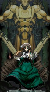 Rating: Safe Score: 0 Tags: 1girl black_neckwear black_ribbon bonnet brown_hair dress drill_hair frills full_body green_dress green_eyes green_skirt head_out_of_frame head_scarf heterochromia holding image long_hair long_skirt long_sleeves looking_at_viewer marimo_(t2_h_t) neck_ribbon red_eyes ribbon rozen_maiden skirt smile solo standing statue suiseiseki twin_drills very_long_hair watering_can wing_collar User: admin