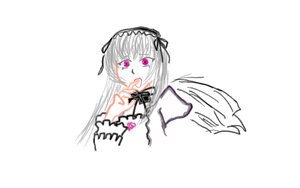 Rating: Safe Score: 0 Tags: 1girl black_wings dress hairband image long_hair long_sleeves looking_at_viewer open_mouth pink_eyes ribbon rose simple_background solo suigintou white_background wings User: admin