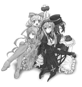 Rating: Safe Score: 0 Tags: blush boots bow dress eyepatch frills greyscale hair_ornament hair_ribbon hat hina_ichigo image long_hair monochrome multiple multiple_girls ribbon shinku siblings sisters souseiseki striped suigintou suiseiseki tagme top_hat User: admin