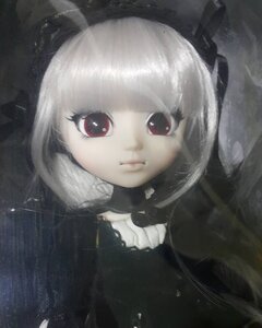 Rating: Safe Score: 0 Tags: 1girl bangs closed_mouth doll dress expressionless gothic_lolita lips long_hair looking_at_viewer red_eyes solo suigintou upper_body white_hair User: admin
