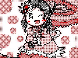 Rating: Safe Score: 0 Tags: :d blood halftone halftone_background head_wings image kaname_madoka kanaria multiple_girls open_mouth red_theme short_hair smile solo User: admin