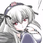 Rating: Safe Score: 0 Tags: 1girl black_dress dress image long_sleeves mosaic_censoring red_eyes ribbon solo suigintou User: admin