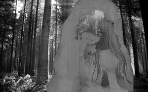 Rating: Safe Score: 0 Tags: 1girl crying crying_with_eyes_open forest greyscale image kirakishou long_hair monochrome nature solo tears veil User: admin