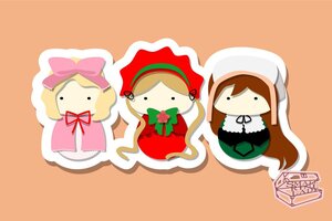 Rating: Safe Score: 0 Tags: 3girls blonde_hair bow doll dress hat long_hair multiple_dolls multiple_girls pink_bow simple_background suiseiseki tagme User: admin