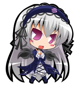Rating: Safe Score: 0 Tags: 1girl :d black_wings blush blush_stickers chibi dress flower frills full_body hairband image long_hair long_sleeves open_mouth puffy_sleeves ribbon rose silver_hair smile solo suigintou very_long_hair white_background wings User: admin