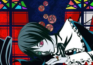 Rating: Safe Score: 0 Tags: 1girl black_hair heterochromia image japanese_clothes kimono red_eyes solo souseiseki User: admin