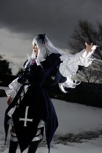 Rating: Safe Score: 0 Tags: 1girl dress long_hair long_sleeves profile solo standing suigintou User: admin