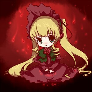 Rating: Safe Score: 0 Tags: 1girl auto_tagged blonde_hair blue_eyes bow dress flower image long_hair long_sleeves looking_at_viewer petals pink_rose rose rose_petals shinku sitting solo twintails very_long_hair User: admin
