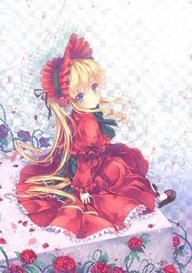 Rating: Safe Score: 0 Tags: 1girl absurdres blonde_hair blue_eyes bonnet capelet checkered checkered_background checkered_floor commentary_request dress drill_hair flower hairband highres image lace lace-trimmed_skirt lace_trim lolita_fashion long_hair looking_at_viewer north_abyssor petals pink_rose red_capelet red_dress red_flower red_rose rose rose_petals rozen_maiden shinku shoes sitting skirt solo tile_floor tiles User: admin