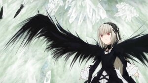 Rating: Safe Score: 0 Tags: 1girl bangs black_dress black_ribbon black_wings closed_mouth dress expressionless feathered_wings feathers flower frills hairband image lolita_fashion long_hair long_sleeves looking_at_viewer red_eyes ribbon rose silver_hair solo suigintou wings User: admin