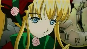 Rating: Safe Score: 0 Tags: 1girl blonde_hair blue_eyes bonnet bow bowtie flower green_bow hat image long_hair long_sleeves looking_at_viewer military_vehicle parody pink_flower pink_rose rose shinku sidelocks solo User: admin