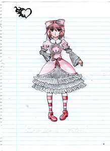 Rating: Safe Score: 0 Tags: 1girl blush bow dress frills full_body green_eyes hair_bow heterochromia image lolita_fashion long_sleeves looking_at_viewer pantyhose pink_bow pink_hair puffy_sleeves ribbon shoes short_hair smile solo souseiseki standing striped striped_legwear User: admin