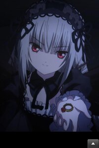 Rating: Safe Score: 0 Tags: 1girl bangs black_dress black_ribbon closed_mouth dress eyebrows_visible_through_hair frills gothic_lolita hairband image lolita_fashion long_hair long_sleeves looking_at_viewer red_eyes ribbon silver_hair smile solo suigintou User: admin