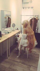 Rating: Safe Score: 0 Tags: 1girl blonde_hair dress indoors kirakishou long_hair sitting solo very_long_hair wooden_floor User: admin
