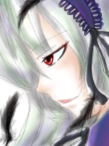 Rating: Safe Score: 0 Tags: 1girl close-up face feathers image looking_at_viewer red_eyes ribbon solo suigintou white_hair User: admin