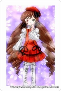 Rating: Safe Score: 0 Tags: 1girl boots bow brown_hair dress drill_hair frills green_eyes hat heterochromia image knee_boots long_hair long_sleeves looking_at_viewer pantyhose red_eyes ringlets solo standing suiseiseki twin_drills twintails very_long_hair white_legwear User: admin