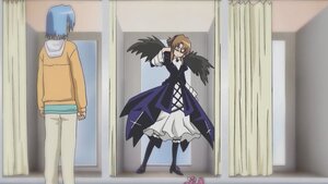 Rating: Safe Score: 0 Tags: 1boy 1girl angel_wings ayasaki_hayate black_legwear black_wings blue_hair brown_hair curtains dress feathered_wings folded_ponytail hayate_no_gotoku! image long_sleeves maria_(hayate_no_gotoku!) rozen_maiden screencap solo standing suigintou tanaka_rie voice_actor_connection white_wings wings User: admin