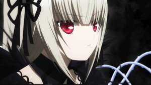 Rating: Safe Score: 0 Tags: 1girl bangs black_ribbon closed_mouth expressionless eyebrows_visible_through_hair face hair_ribbon image long_hair looking_at_viewer portrait red_eyes ribbon simple_background solo suigintou User: admin