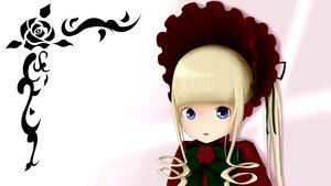 Rating: Safe Score: 0 Tags: 1girl blonde_hair blue_eyes bonnet dress flower image long_hair looking_at_viewer pink_rose red_flower red_rose rose shinku sidelocks solo twintails User: admin