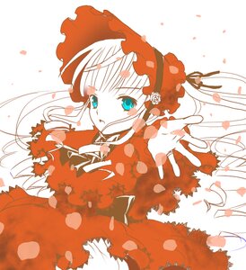 Rating: Safe Score: 0 Tags: 1girl bangs blue_eyes dress flower frills hairband image long_hair long_sleeves looking_at_viewer petals red_dress red_flower red_rose rose rose_petals shinku solo striped very_long_hair white_background User: admin