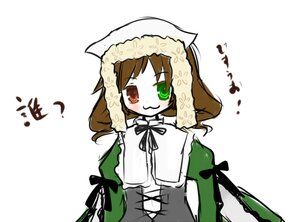 Rating: Safe Score: 0 Tags: 1girl brown_hair dress green_dress green_eyes head_scarf heterochromia image long_hair long_sleeves looking_at_viewer red_eyes ribbon simple_background smile solo suiseiseki very_long_hair white_background User: admin