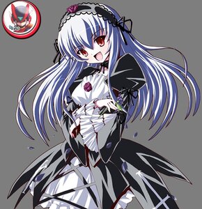 Rating: Safe Score: 0 Tags: 1girl :d black_dress black_wings dress flower frills hairband image long_hair long_sleeves looking_at_viewer open_mouth red_eyes silver_hair smile solo suigintou white_background wings User: admin