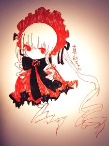 Rating: Safe Score: 0 Tags: 1girl black_dress bow closed_mouth dress full_body image long_hair red_eyes shinku solo twintails very_long_hair User: admin