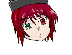 Rating: Safe Score: 0 Tags: 1girl bangs black_headwear closed_mouth eyebrows_visible_through_hair face green_eyes hairclip hat heterochromia image looking_at_viewer portrait red_eyes red_hair simple_background solo souseiseki white_background User: admin