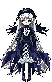 Rating: Safe Score: 0 Tags: 1girl costume_switch dress frills full_body green_eyes hairband image long_hair long_sleeves looking_at_viewer pantyhose simple_background solo standing suigintou very_long_hair white_background User: admin