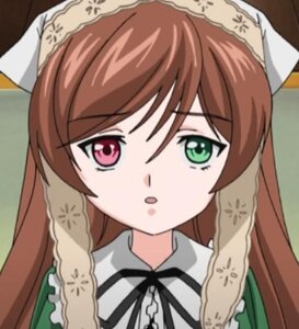 Rating: Safe Score: 0 Tags: 1girl blurry brown_hair depth_of_field frills green_eyes head_scarf heterochromia image long_hair neck_ribbon ribbon solo suiseiseki User: admin