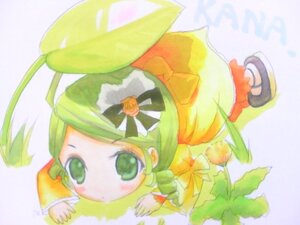 Rating: Safe Score: 0 Tags: 1girl auto_tagged bow flower green_eyes green_hair hat image kanaria solo traditional_media User: admin