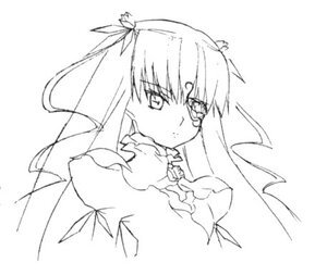 Rating: Safe Score: 0 Tags: 1girl barasuishou greyscale hair_ribbon image long_hair looking_at_viewer monochrome ribbon simple_background sketch solo tohsaka_rin two_side_up upper_body white_background User: admin