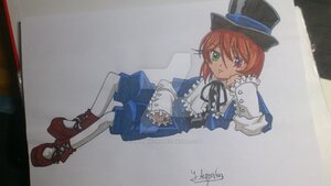 Rating: Safe Score: 0 Tags: 1girl dress frills full_body green_eyes hat heterochromia image long_sleeves looking_at_viewer red_eyes red_footwear short_hair smile solo souseiseki top_hat User: admin