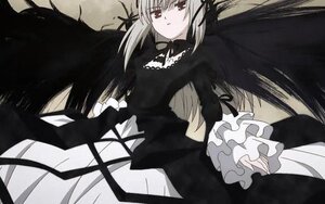 Rating: Safe Score: 0 Tags: 1girl auto_tagged black_dress black_ribbon black_wings dress flower frilled_sleeves frills hairband image long_hair long_sleeves looking_at_viewer ribbon rose silver_hair solo suigintou very_long_hair wings User: admin
