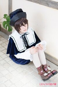 Rating: Safe Score: 0 Tags: 1girl brown_hair dress fur_trim hat lolita_fashion long_sleeves pantyhose ribbon shoes short_hair sitting solo souseiseki top_hat white_legwear User: admin