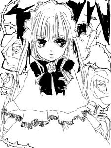 Rating: Safe Score: 0 Tags: 1girl animal_ears auto_tagged bow cat_ears dress greyscale image long_hair long_sleeves looking_at_viewer monochrome oekaki ribbon shinku simple_background solo User: admin