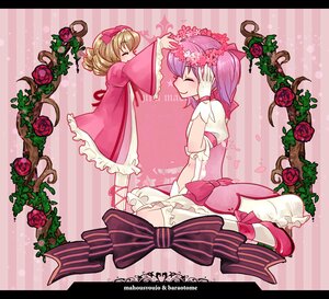 Rating: Safe Score: 0 Tags: 2girls auto_tagged blonde_hair blue_rose bow closed_eyes commentary_request dress flower gloves hair_bow hair_ribbon head_wreath hina_ichigo hinaichigo image kaname_madoka kuwae letterboxed magical_girl mahou_shoujo_madoka_magica multiple_girls pink_background pink_bow pink_flower pink_hair pink_rose purple_rose putting_on_headwear red_flower red_rose ribbon rose rozen_maiden short_hair smile solo striped striped_background thorns twintails vertical_stripes vines yellow_rose User: admin