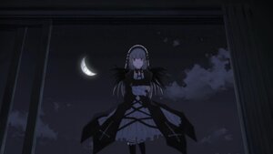 Rating: Safe Score: 0 Tags: 1girl bangs black_dress closed_mouth cloud crescent_moon dress eyebrows_visible_through_hair frills gothic_lolita hair_between_eyes hairband heterochromia image long_hair long_sleeves looking_at_viewer moon night red_eyes sky solo standing suigintou very_long_hair wide_sleeves User: admin