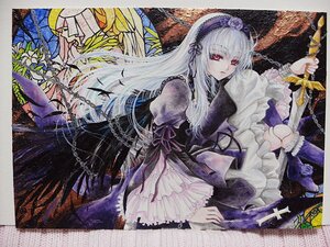 Rating: Safe Score: 0 Tags: 1girl black_wings dress feathers flower frilled_sleeves frills hairband image long_hair long_sleeves looking_at_viewer purple_flower purple_rose red_eyes ribbon rose solo suigintou traditional_media very_long_hair weapon wings User: admin