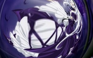 Rating: Safe Score: 0 Tags: 1girl black_feathers dress feathers image long_hair solo suigintou very_long_hair wings User: admin