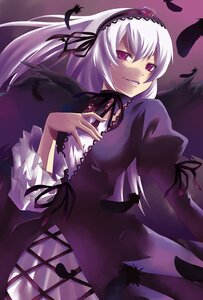 Rating: Safe Score: 0 Tags: 1girl bad_id bad_pixiv_id black_dress black_ribbon black_wings cross-laced_clothes detached_collar dress feathers flower frilled_sleeves frills grin hairband hijiki_(hijikini) image juliet_sleeves lolita_hairband long_hair long_sleeves looking_at_viewer pink_eyes puffy_sleeves ribbon rozen_maiden shaded_face silver_hair smile solo suigintou upper_body very_long_hair wings User: admin