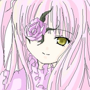 Rating: Safe Score: 0 Tags: 1girl bangs closed_mouth flower frills image kirakishou long_hair looking_at_viewer oekaki pink_hair rose simple_background smile solo upper_body yellow_eyes User: admin