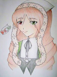 Rating: Safe Score: 0 Tags: 1girl bangs black_ribbon braid closed_mouth eyebrows_visible_through_hair green_eyes heterochromia hood image looking_at_viewer photo pink_hair red_eyes ribbon simple_background smile solo suiseiseki traditional_media upper_body watercolor_(medium) User: admin