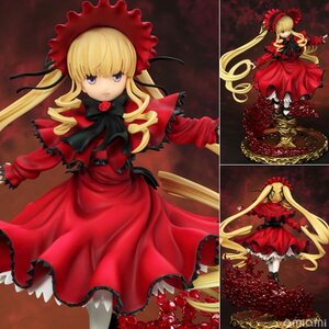 Rating: Safe Score: 0 Tags: 1girl blonde_hair blue_eyes bonnet bow doll dress drill_hair flower long_hair long_sleeves looking_at_viewer red_dress shinku solo twintails User: admin