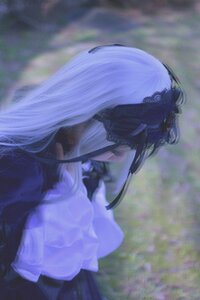 Rating: Safe Score: 0 Tags: 1girl black_dress blurry blurry_background depth_of_field dress flower gloves hair_ornament long_hair solo suigintou User: admin