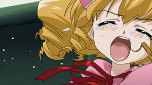 Rating: Safe Score: 0 Tags: 1girl blonde_hair blush closed_eyes drill_hair hinaichigo image open_mouth ribbon solo tears twin_drills User: admin