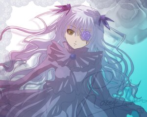 Rating: Safe Score: 0 Tags: 1girl barasuishou bow dress eyepatch flower image long_hair long_sleeves looking_at_viewer ribbon rose silver_hair solo very_long_hair yellow_eyes User: admin