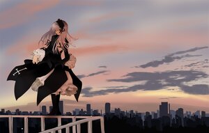 Rating: Safe Score: 0 Tags: 2girls auto_tagged black_dress boots city closed_eyes cloud dress flower frilled_sleeves frills hairband holding_hands image long_hair long_sleeves multiple_girls outdoors silver_hair sky solo standing suigintou sunset very_long_hair wide_sleeves User: admin