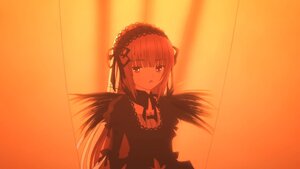 Rating: Safe Score: 0 Tags: 1girl bangs black_dress black_wings blush dress eyebrows_visible_through_hair feathered_wings frilled_hairband frills hairband image juliet_sleeves long_hair long_sleeves looking_at_viewer puffy_sleeves ribbon solo suigintou sunset very_long_hair wings User: admin